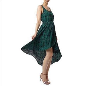 Urban Outfitters NWOT Boho High Low Green Dress